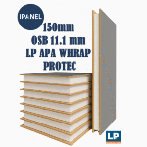 PANEL SIP 150 MM PALO BTO 2×5″ LP APA HWRAP PROTEC